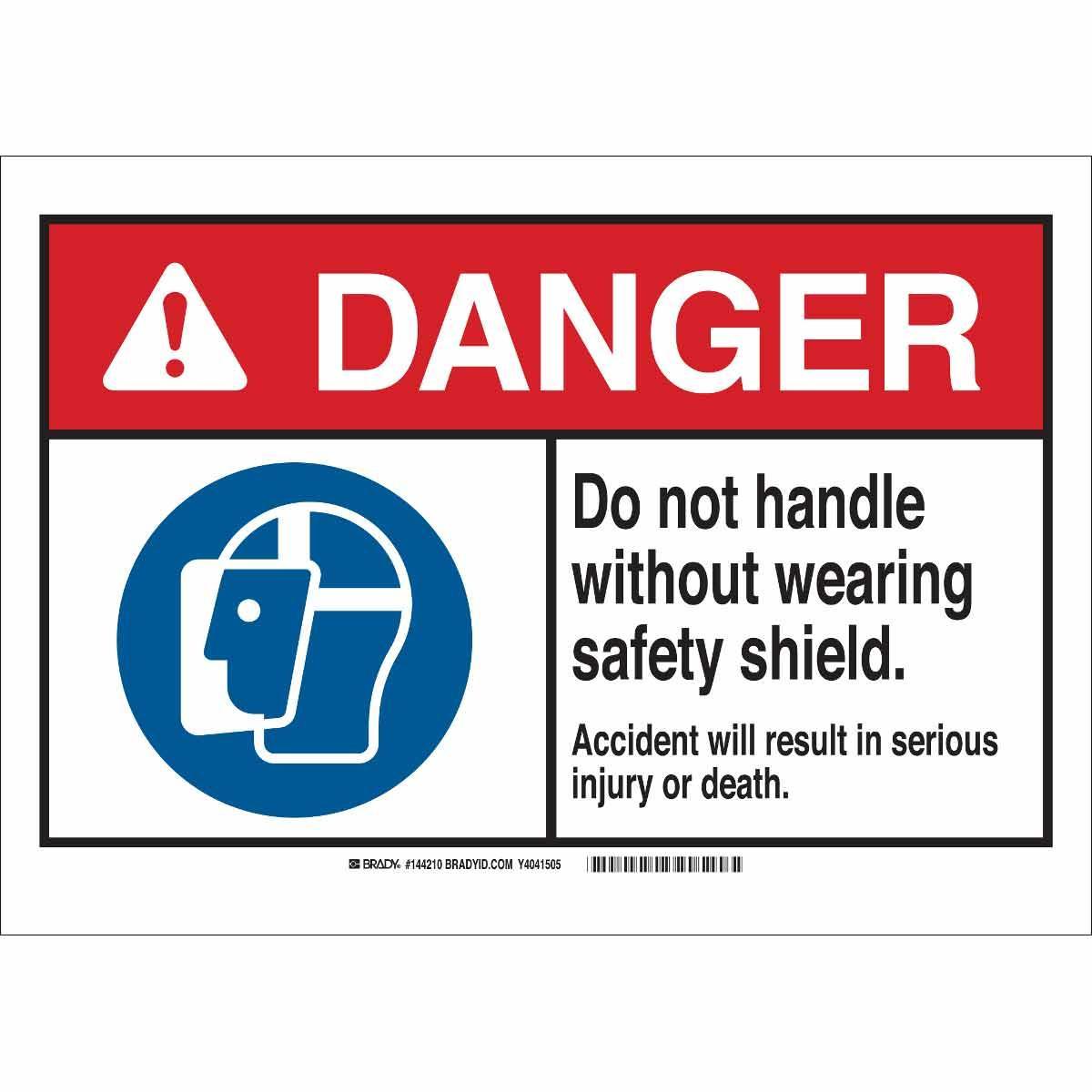 Brady® 144211 Accident Prevention Signs