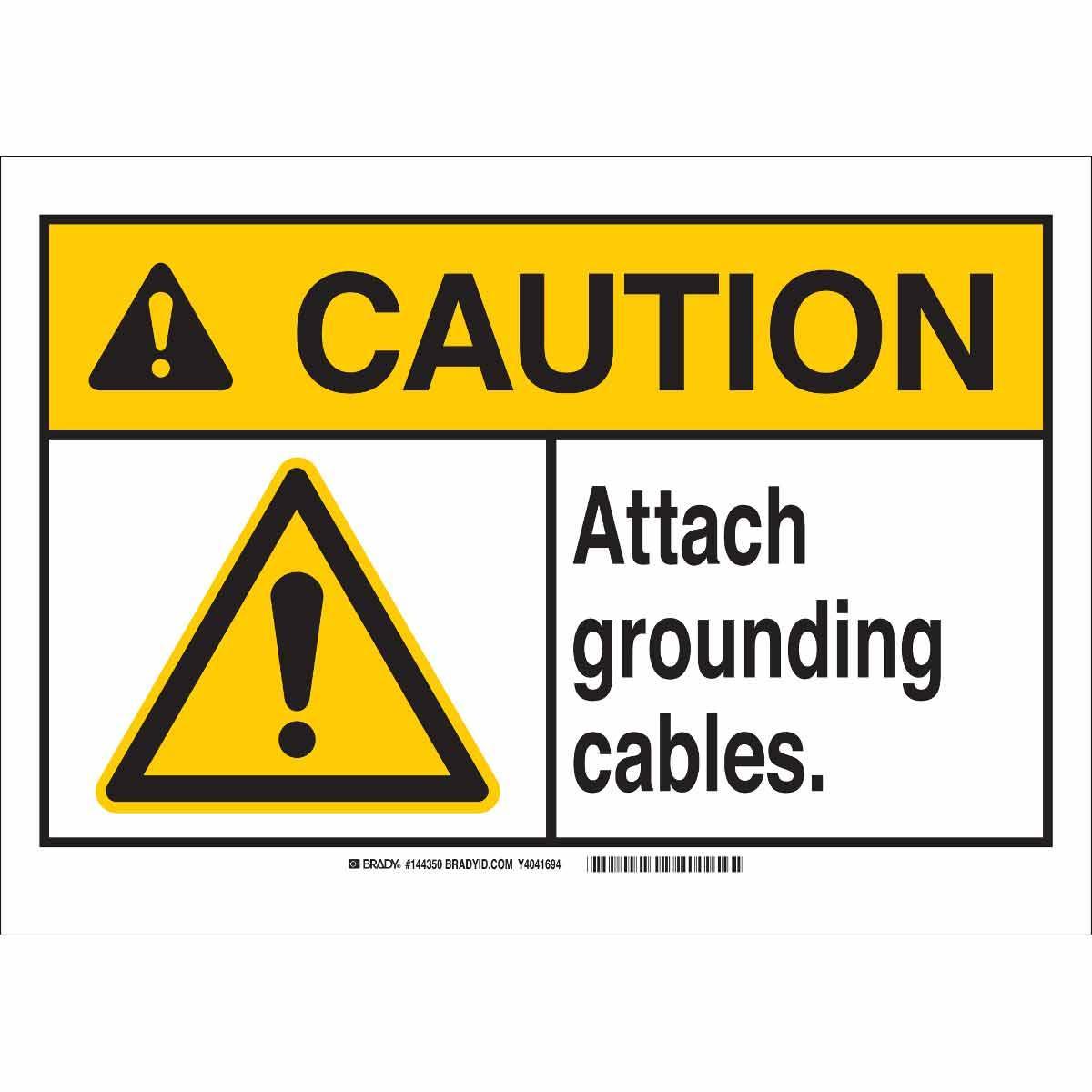 Brady® 144354 Accident Prevention Signs