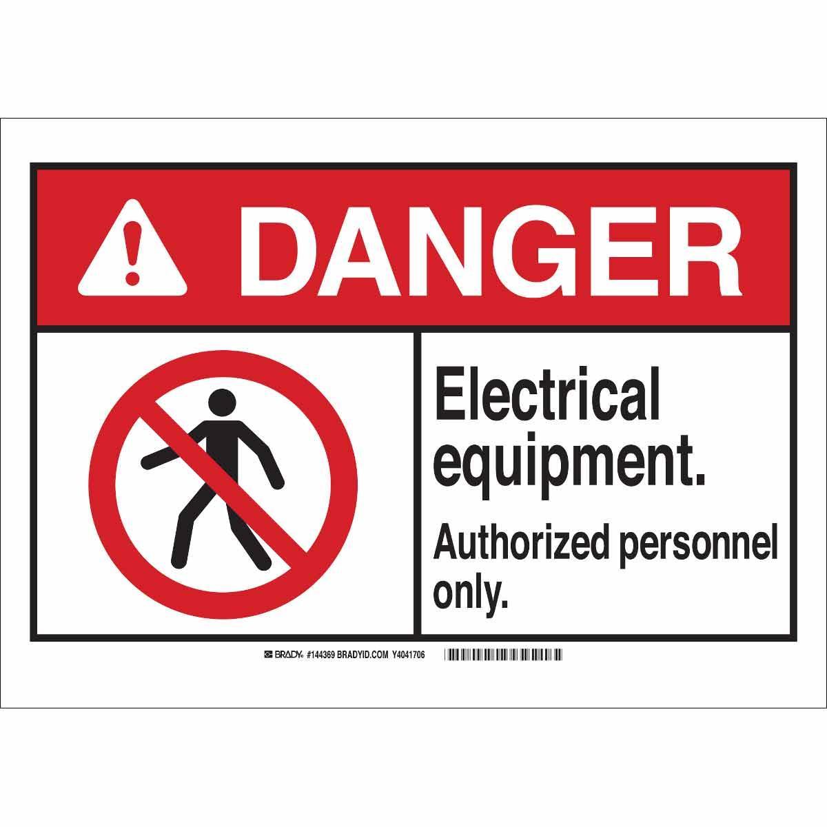 Brady® 144373 Accident Prevention Signs