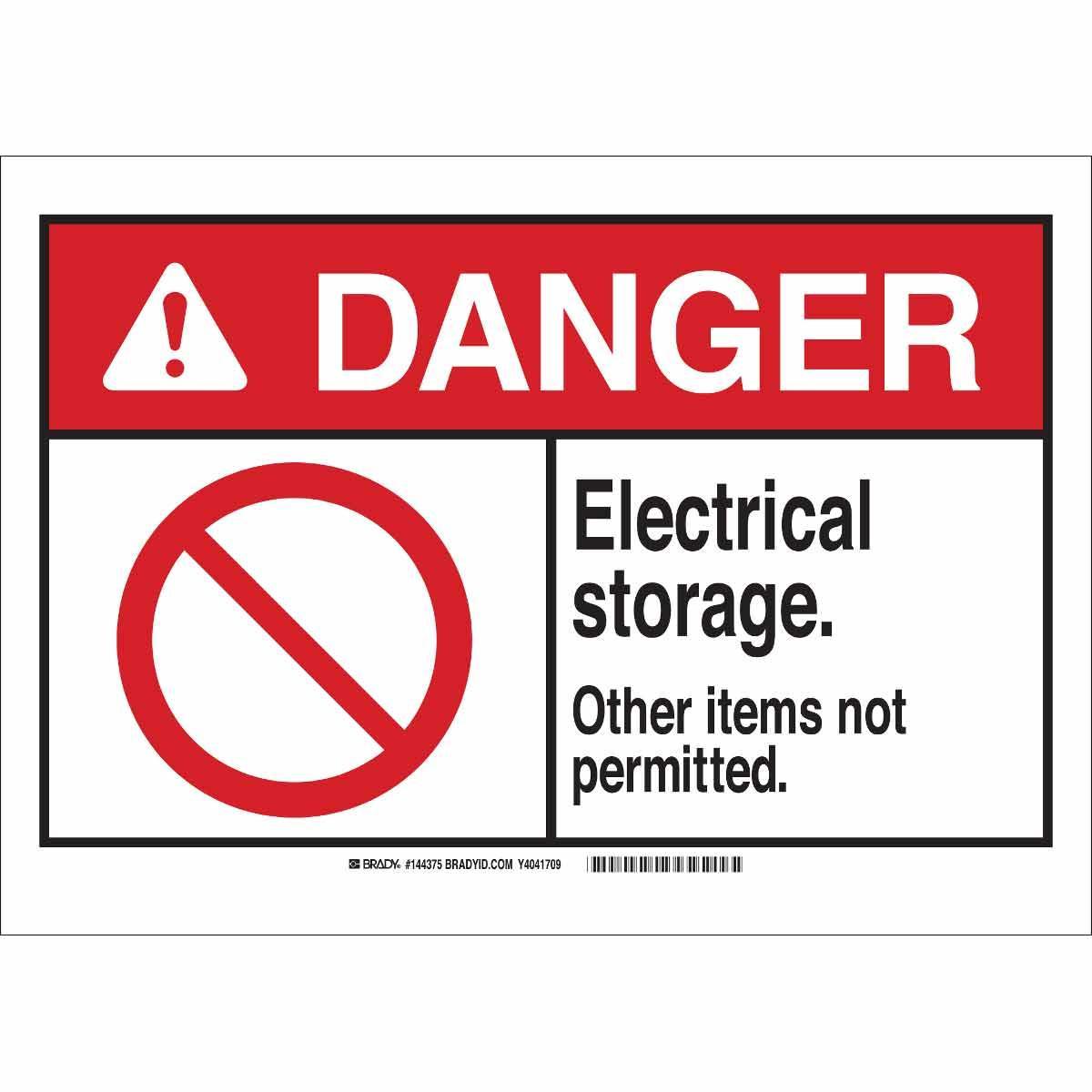 Brady® 144377 Accident Prevention Signs