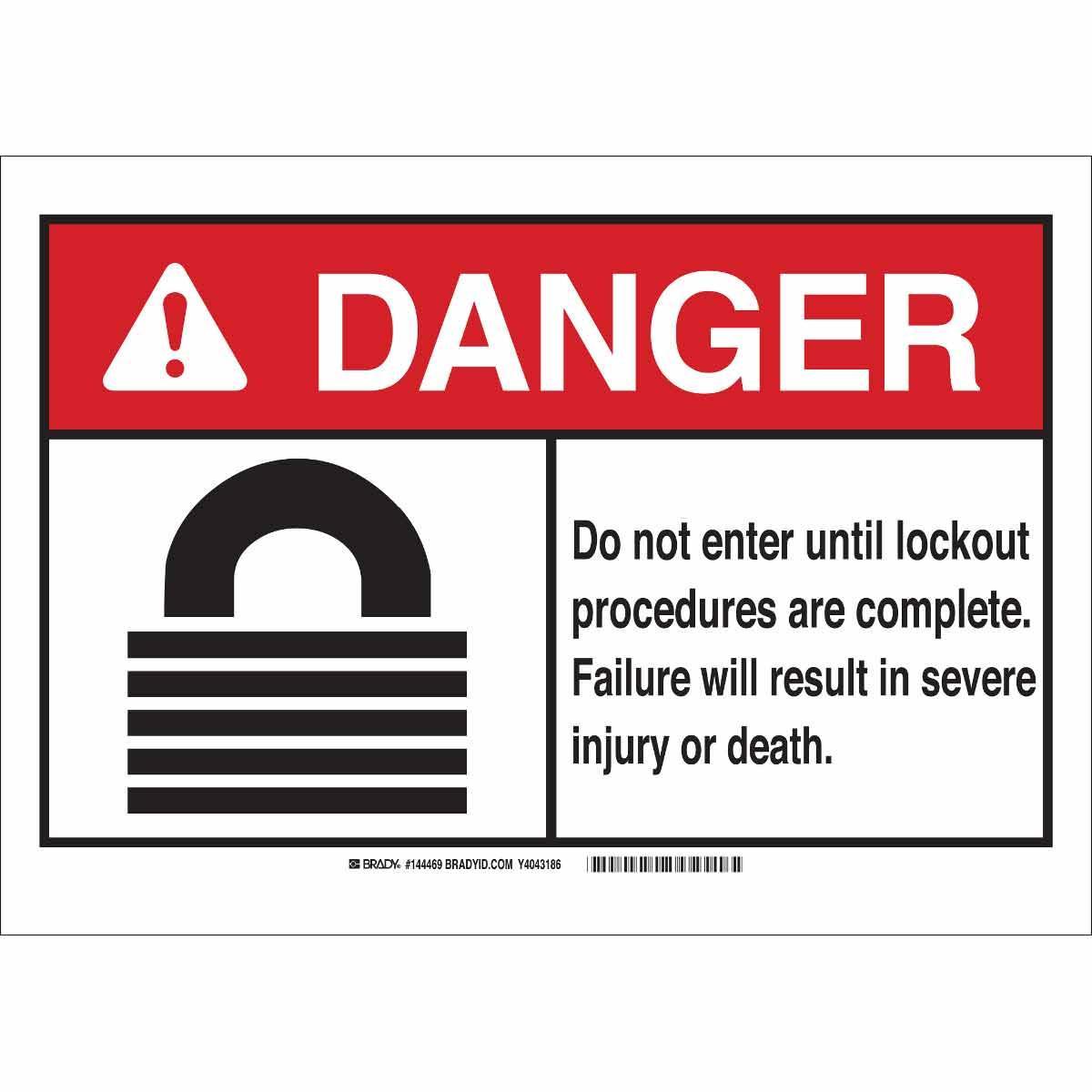 Brady® 144467 Accident Prevention Signs