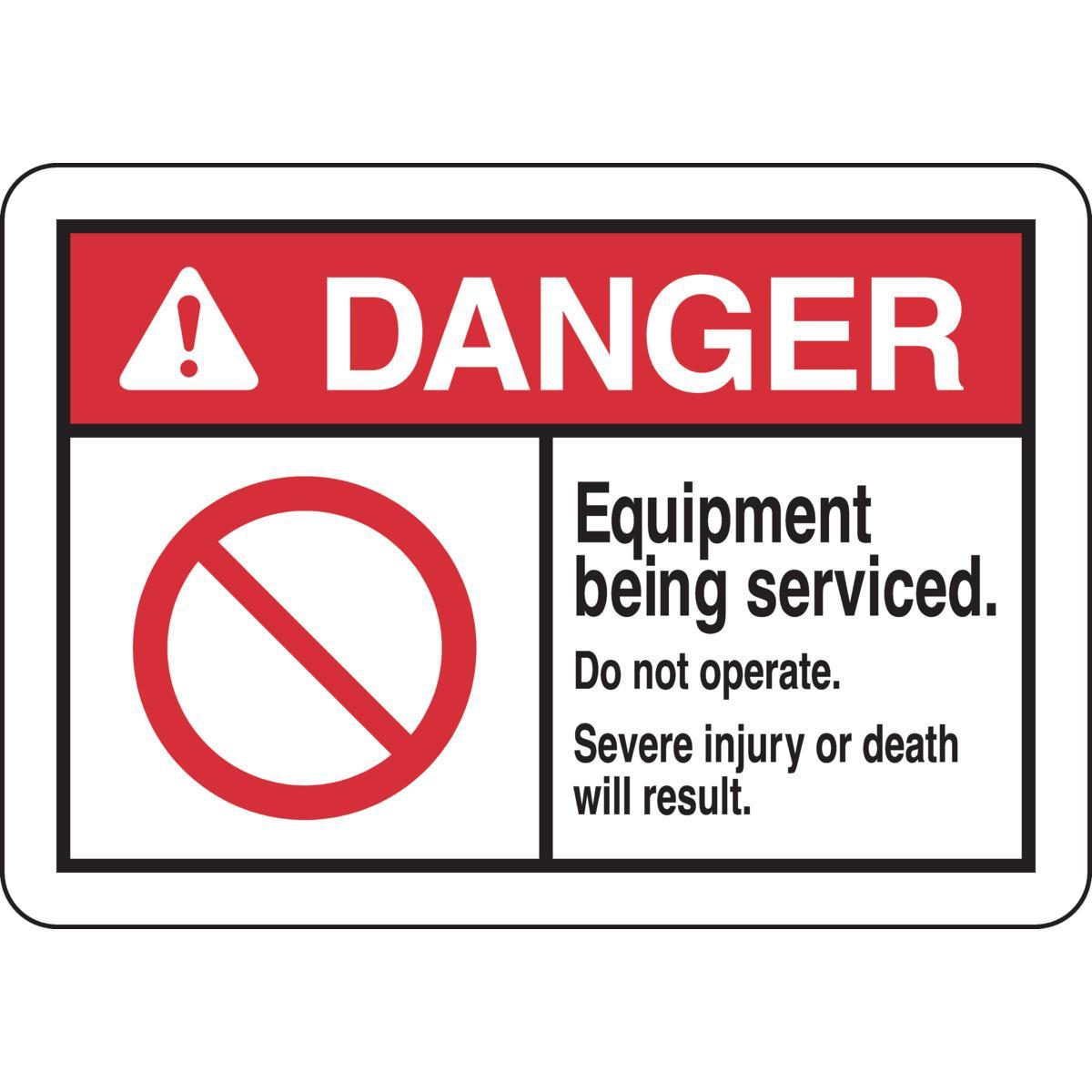 Brady® 144477 Accident Prevention Signs
