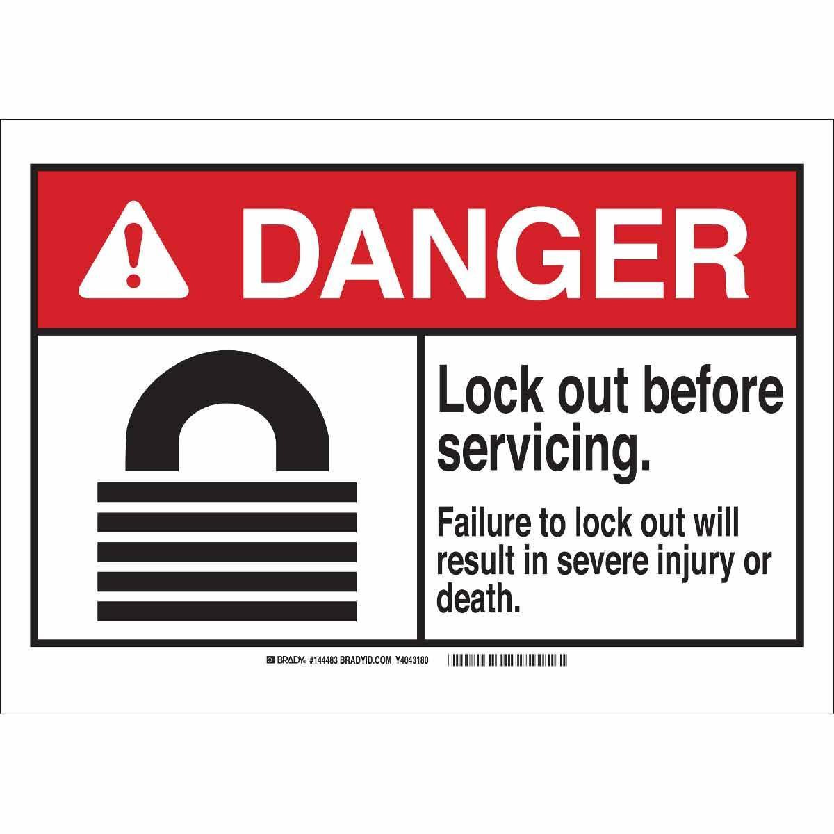 Brady® 144482 Accident Prevention Signs