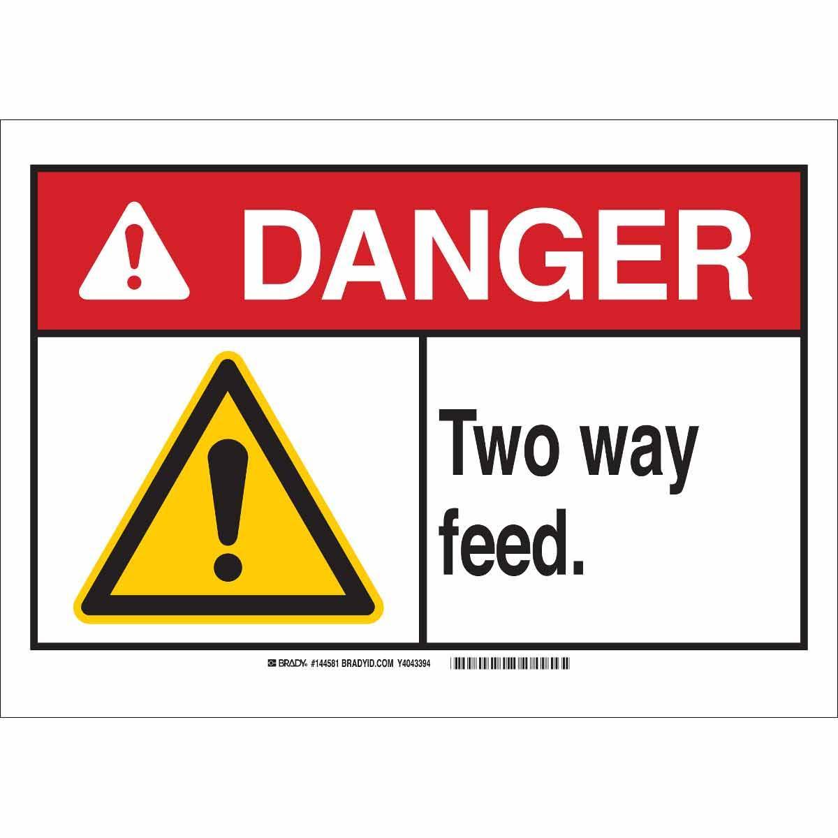 Brady® 144580 Accident Prevention Signs