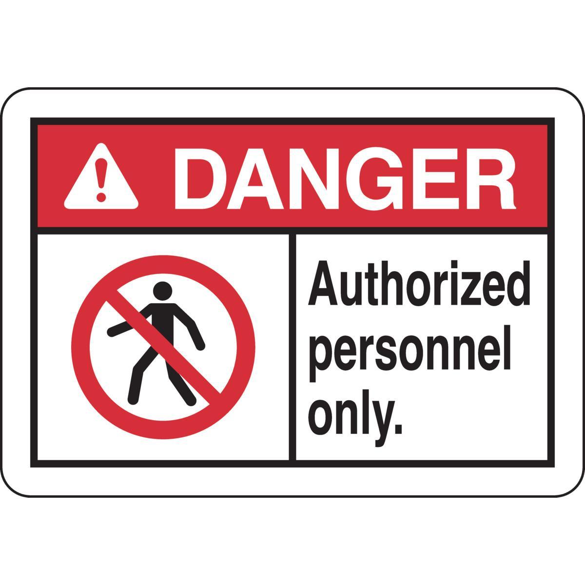 Brady® 144591 Access & Security Signs