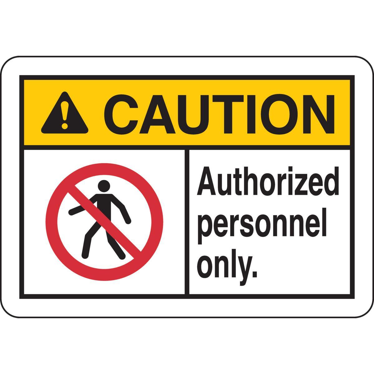Brady® 144597 Access & Security Signs