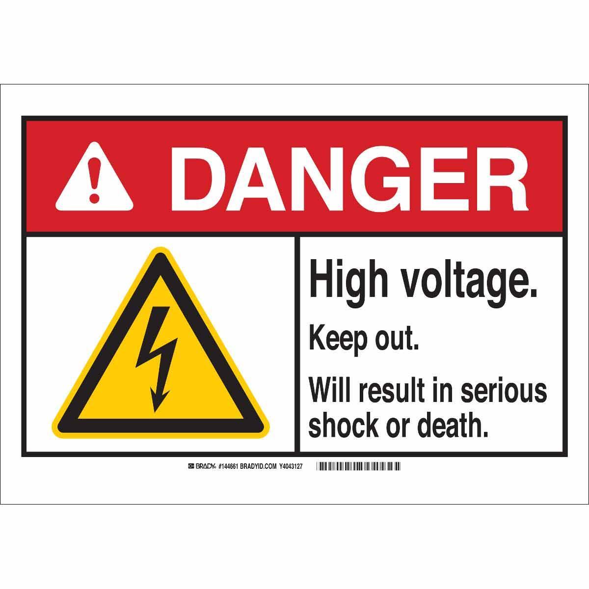 Brady® 144659 Accident Prevention Signs