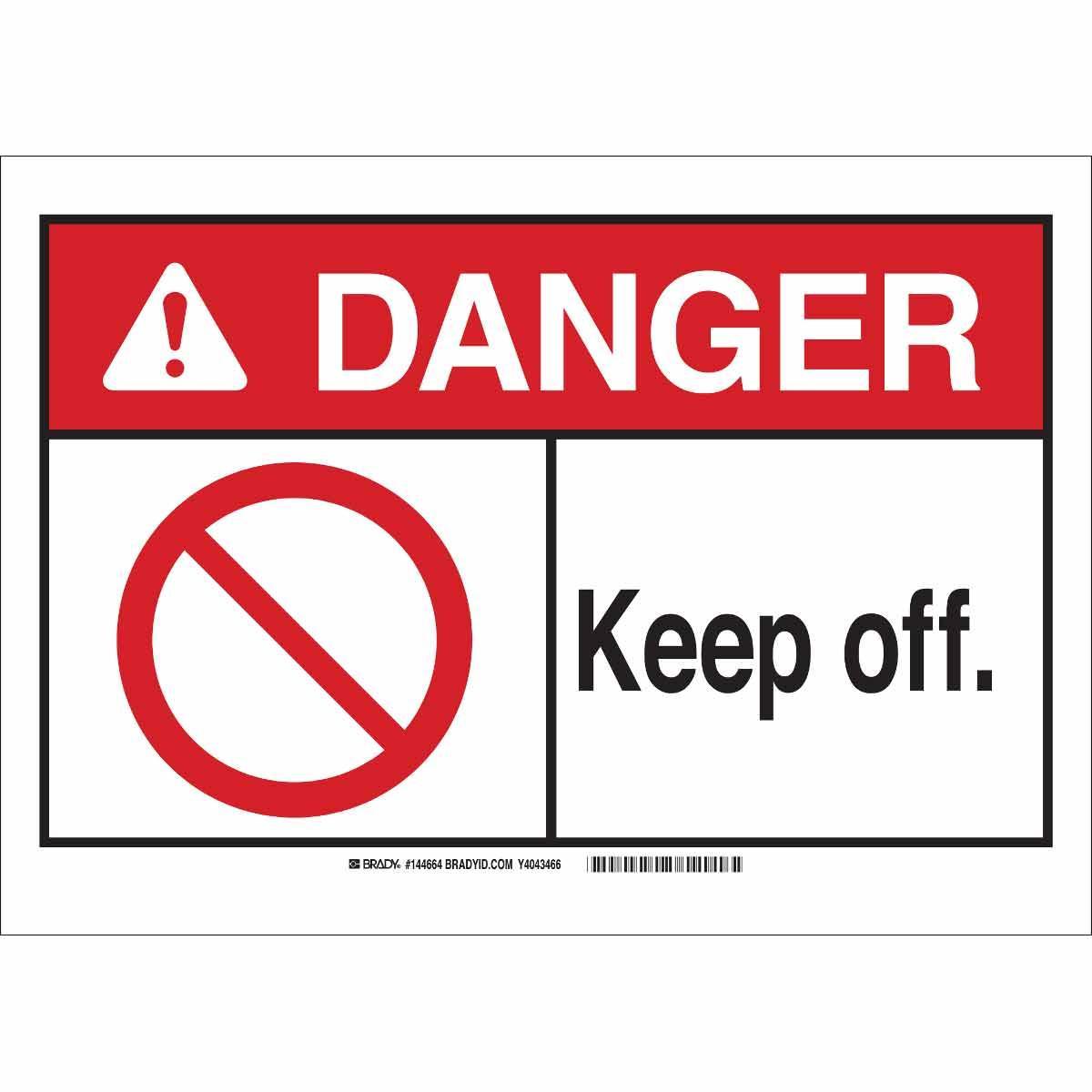 Brady® 144662 Access & Security Signs
