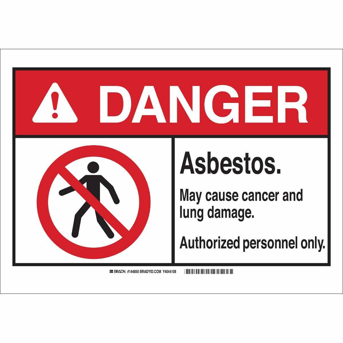 Brady® 144850 Chemical & Hazardous Material Signs