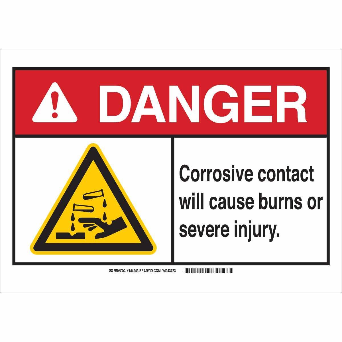 Brady® 144948 Chemical & Hazardous Material Signs