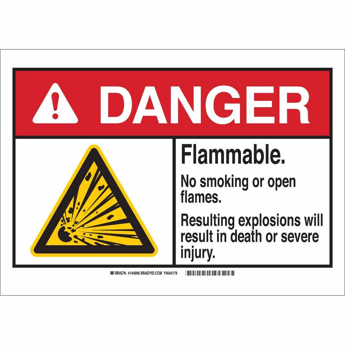 Brady® 144995 Chemical & Hazardous Material Signs