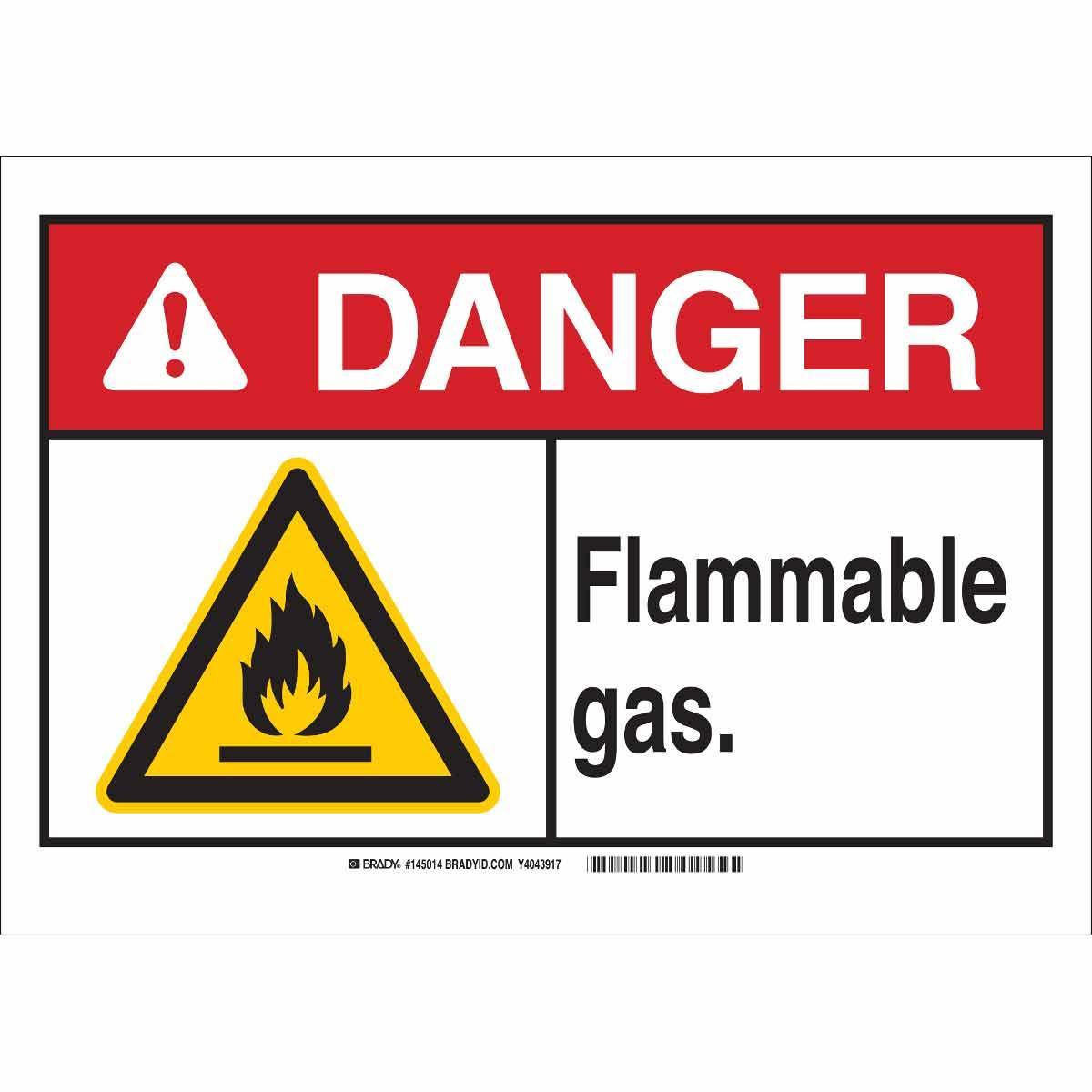 Brady® 145015 Chemical & Hazardous Material Signs