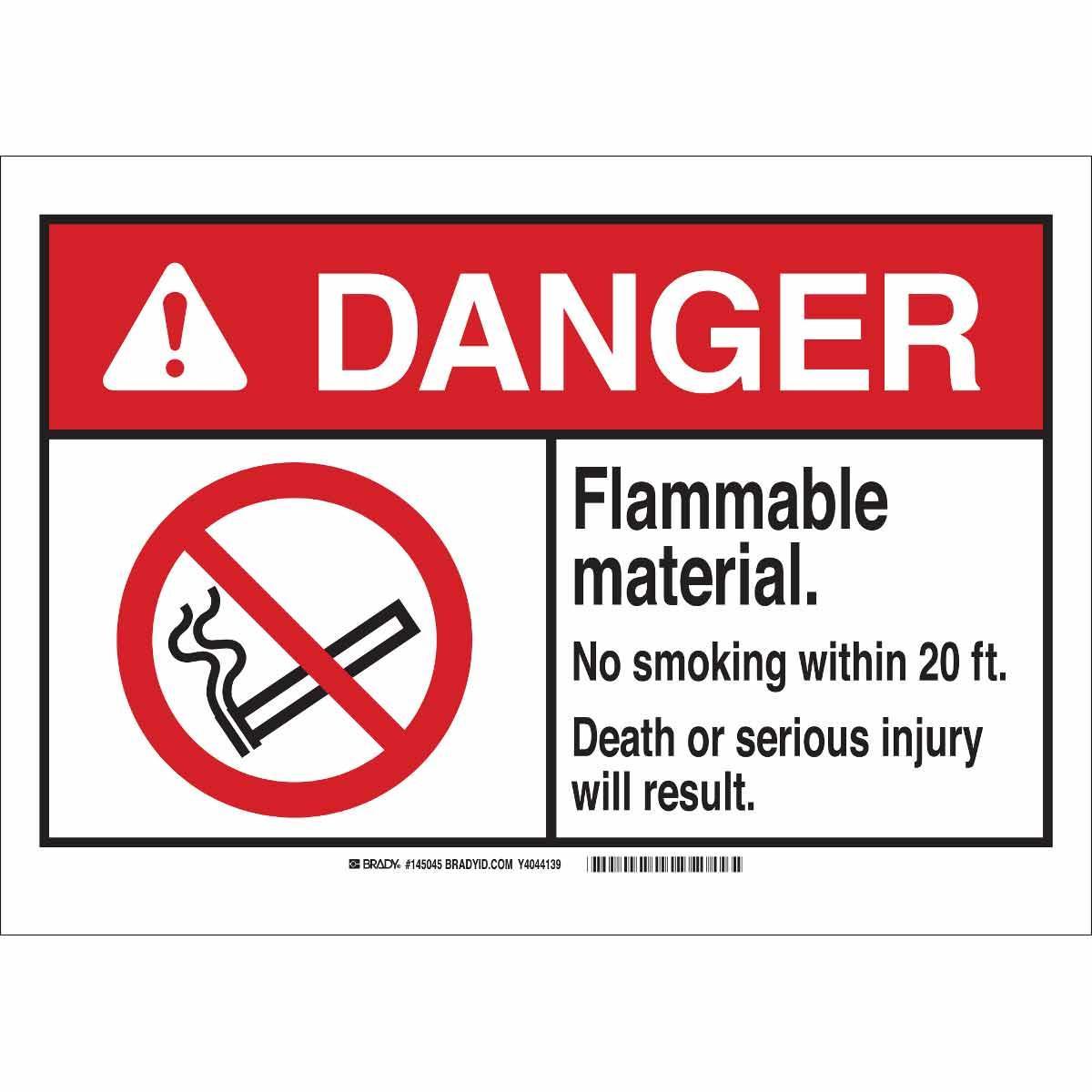 Brady® 145045 Chemical & Hazardous Material Signs