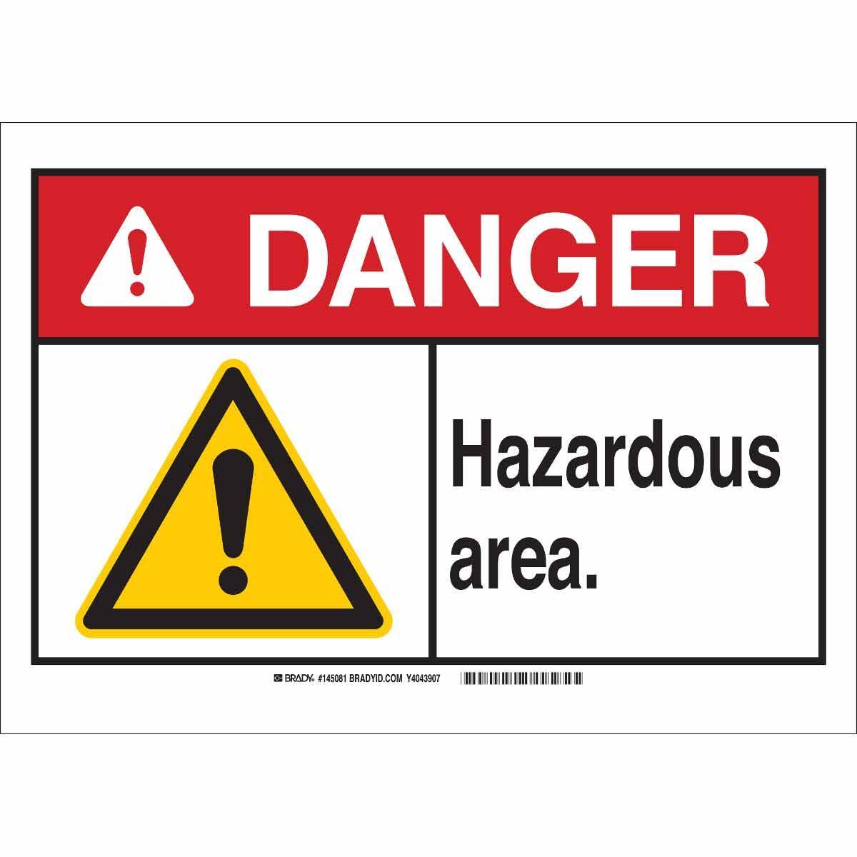 Brady® 145112 Chemical & Hazardous Material Signs