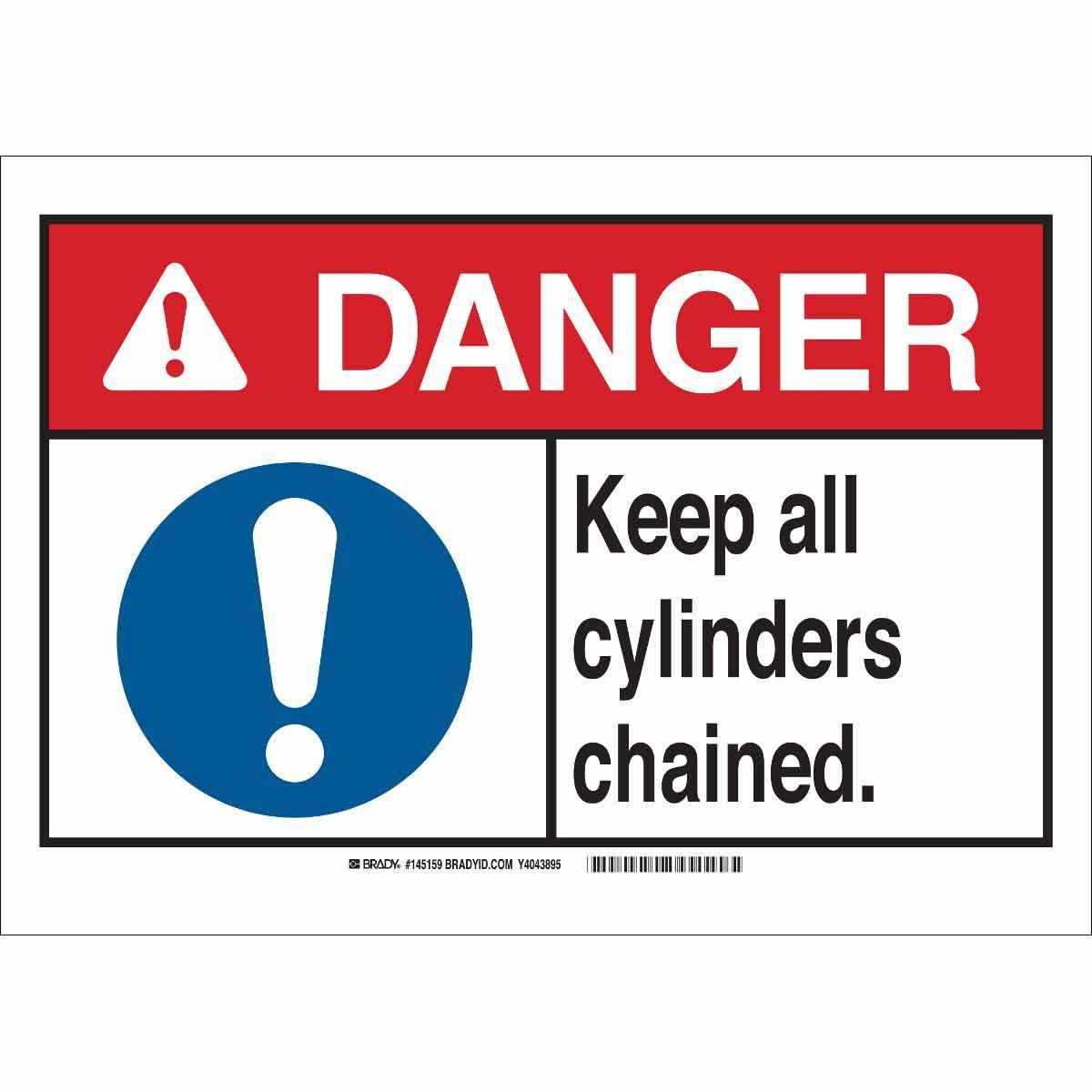 Brady® 145159 Chemical & Hazardous Material Signs