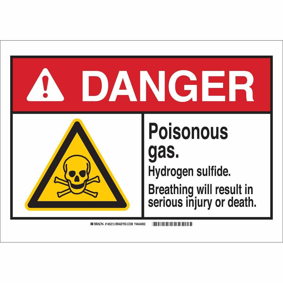 Brady® 145214 Chemical & Hazardous Material Signs