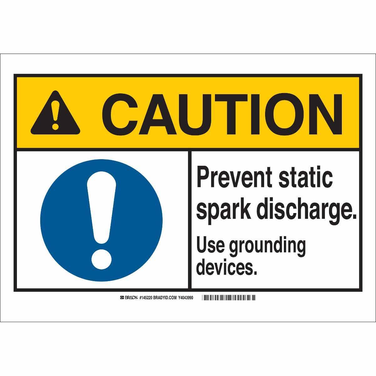 Brady® 145221 Accident Prevention Signs