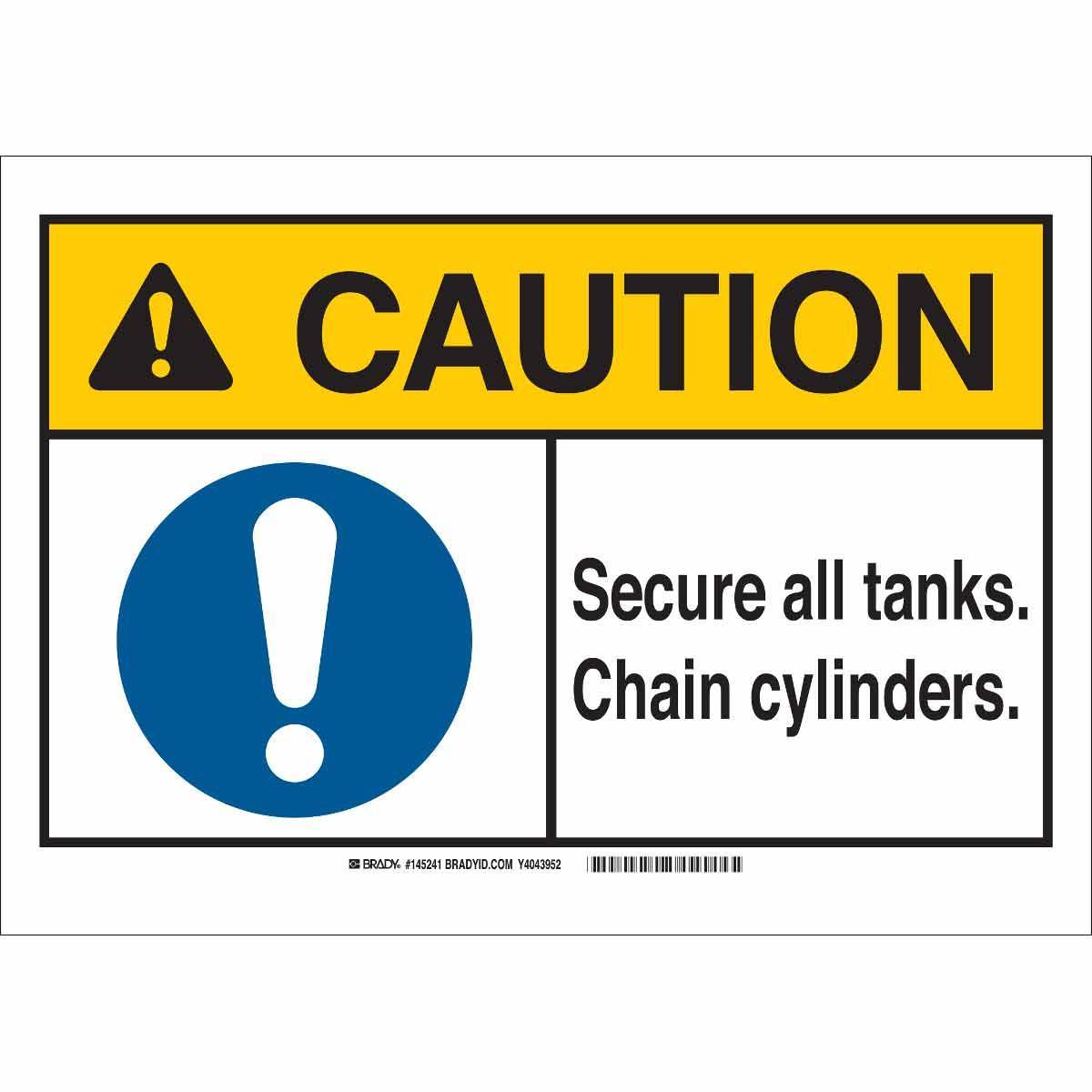 Brady® 145238 Chemical & Hazardous Material Signs