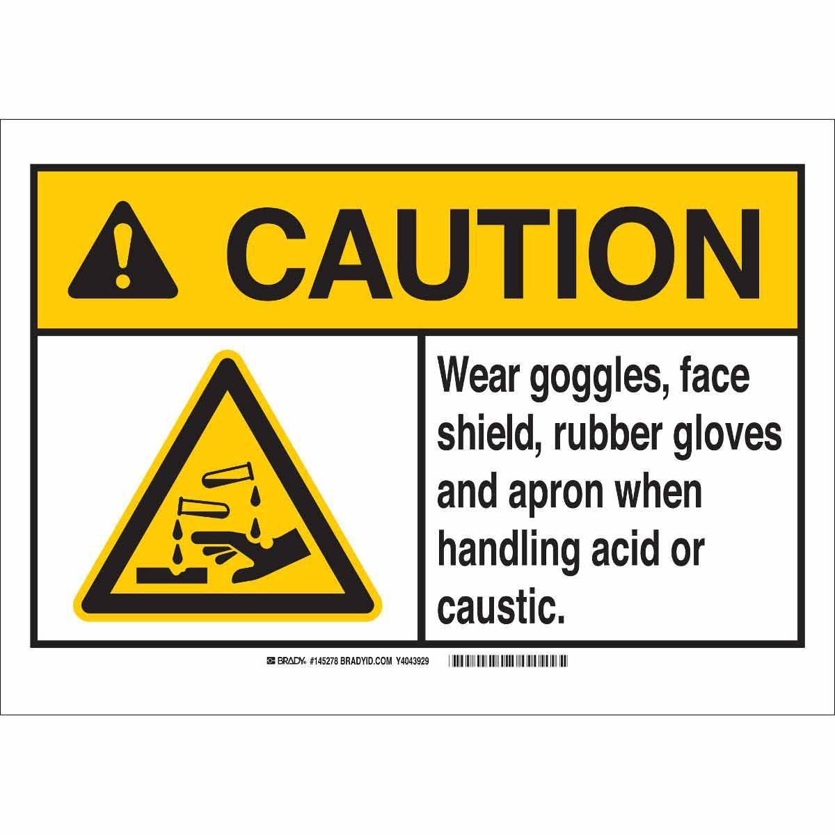 Brady® 145277 Accident Prevention Signs