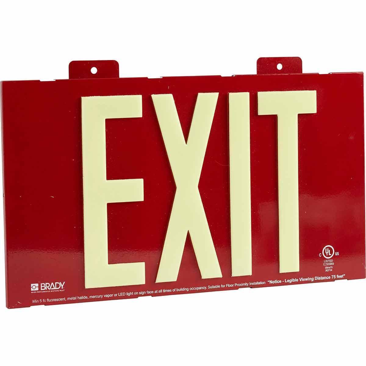 Brady® 145486 Fire, Emergency, Exit & First Aid Signs