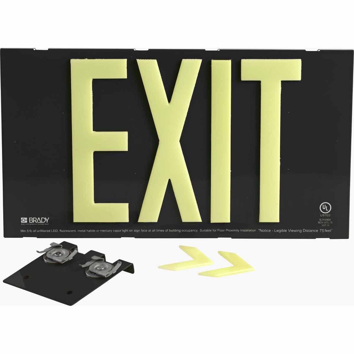 Brady® 145490 Fire, Emergency, Exit & First Aid Signs