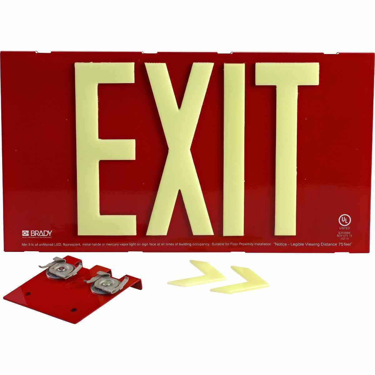 Brady® 145492 Fire, Emergency, Exit & First Aid Signs