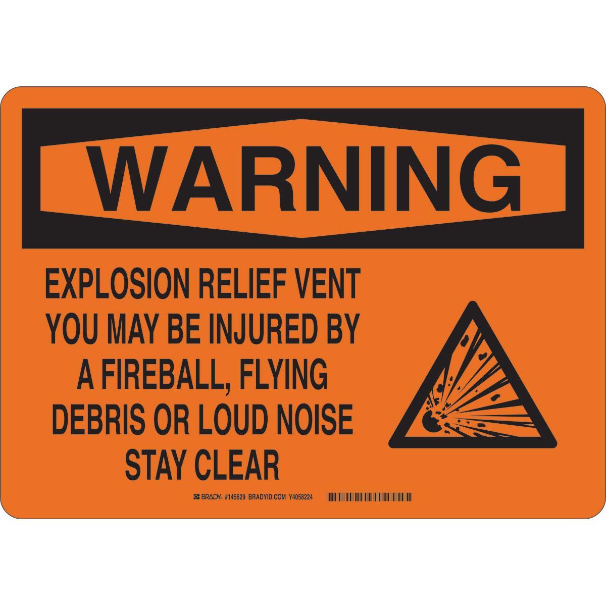 Brady® 145628 Chemical & Hazardous Material Signs