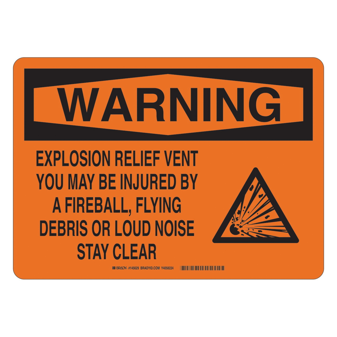 Brady® 145629 Chemical & Hazardous Material Signs