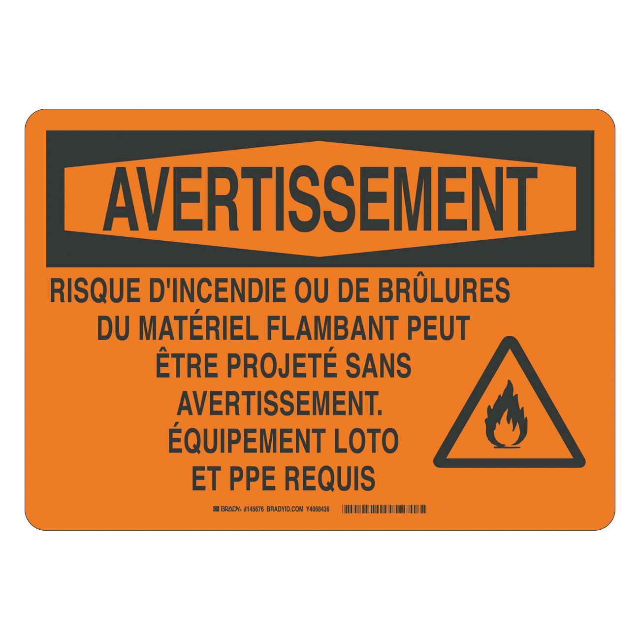 Brady® 145671 Chemical & Hazardous Material Signs
