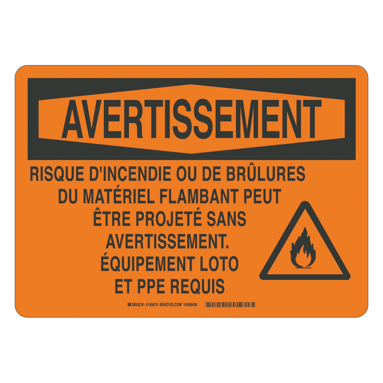 Brady® 145674 Chemical & Hazardous Material Signs