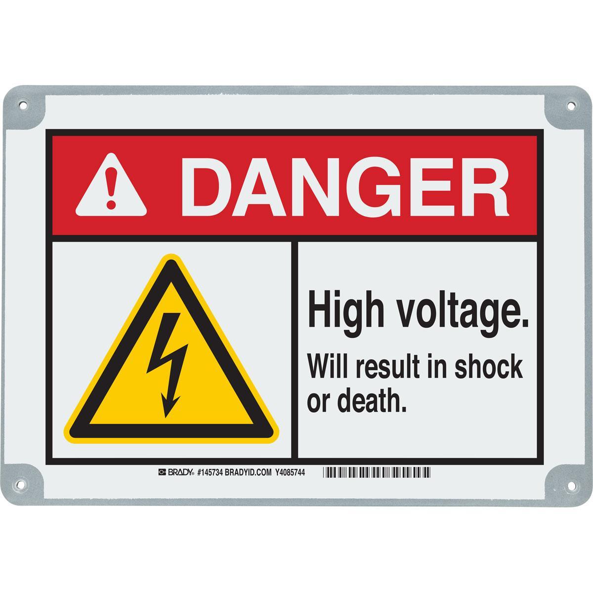Brady® 145735 Accident Prevention Signs