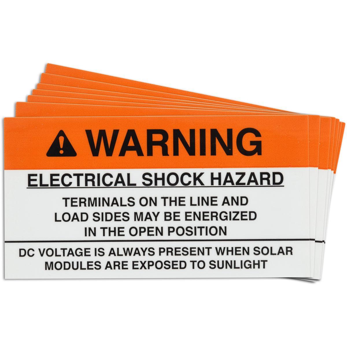 Brady® 149825 Solar Installation Labels