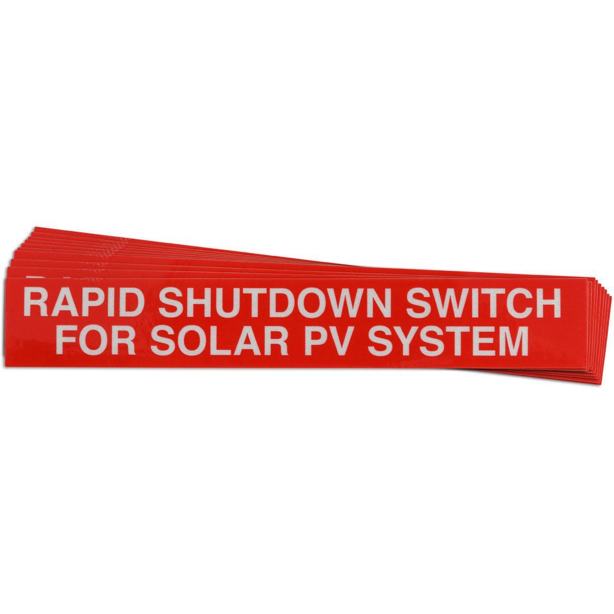 Brady® 149848 Solar Installation Labels