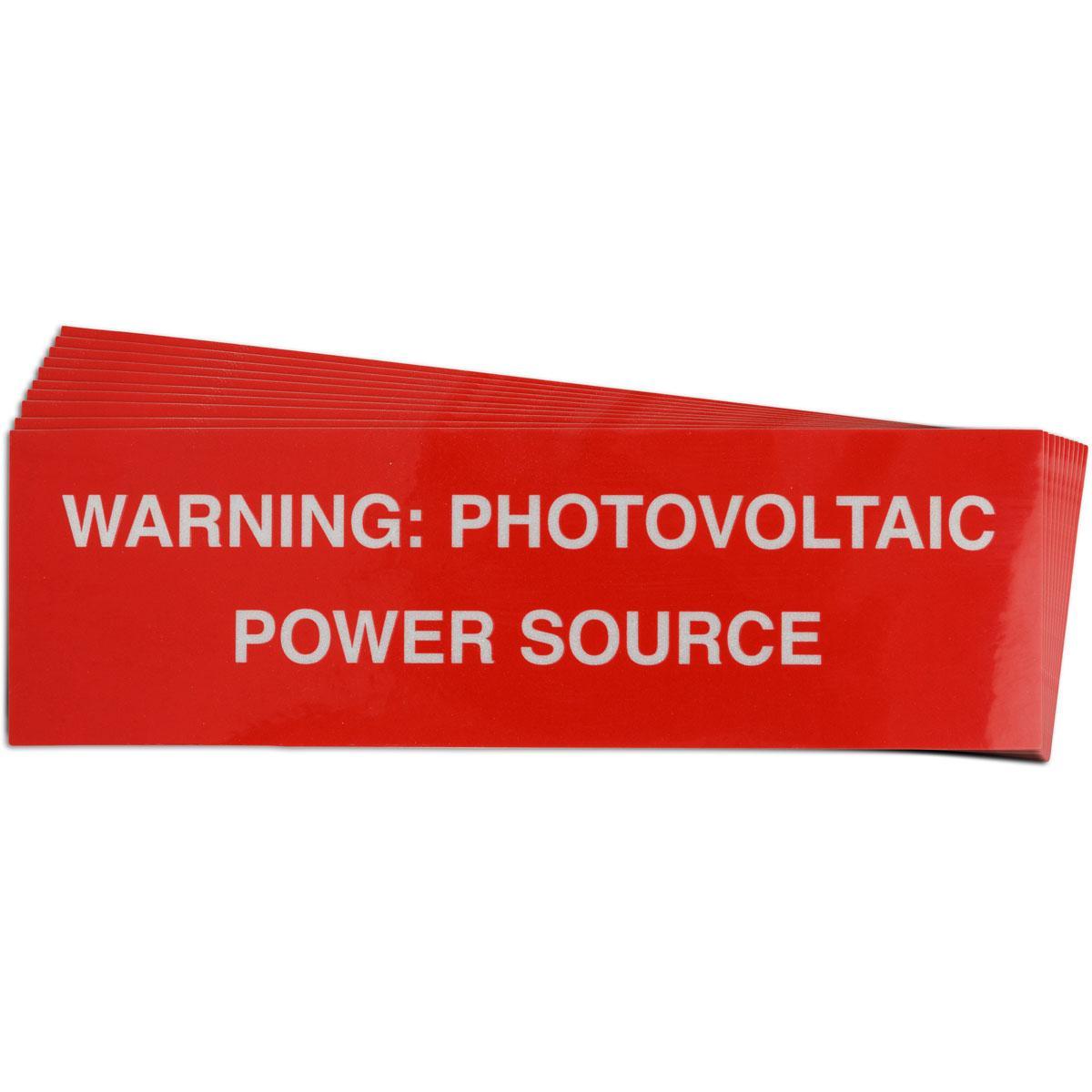 Brady® 149849 Solar Installation Labels