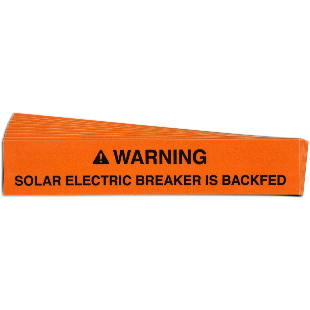 Brady® 149851 Solar Installation Labels