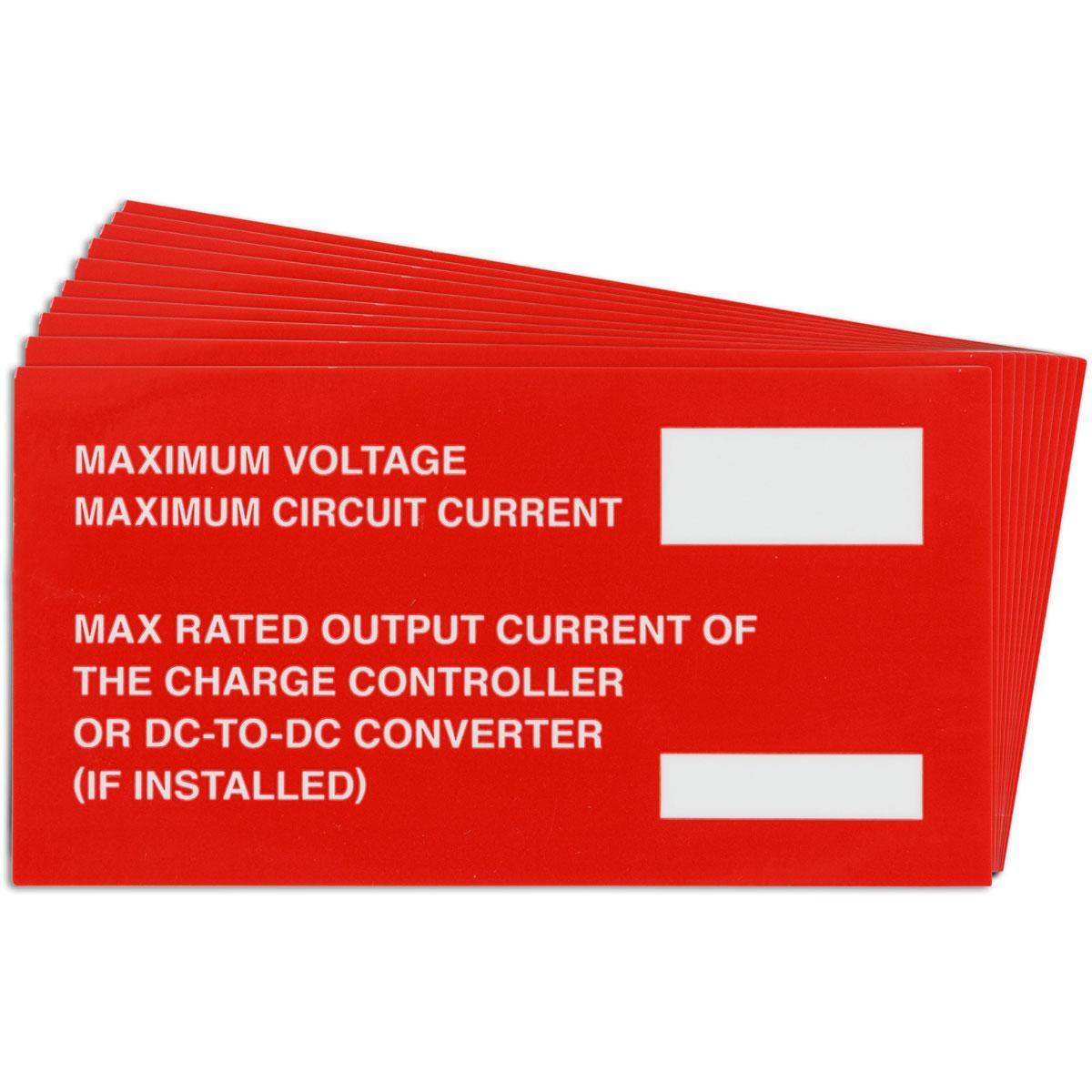 Brady® 149857 Solar Installation Labels