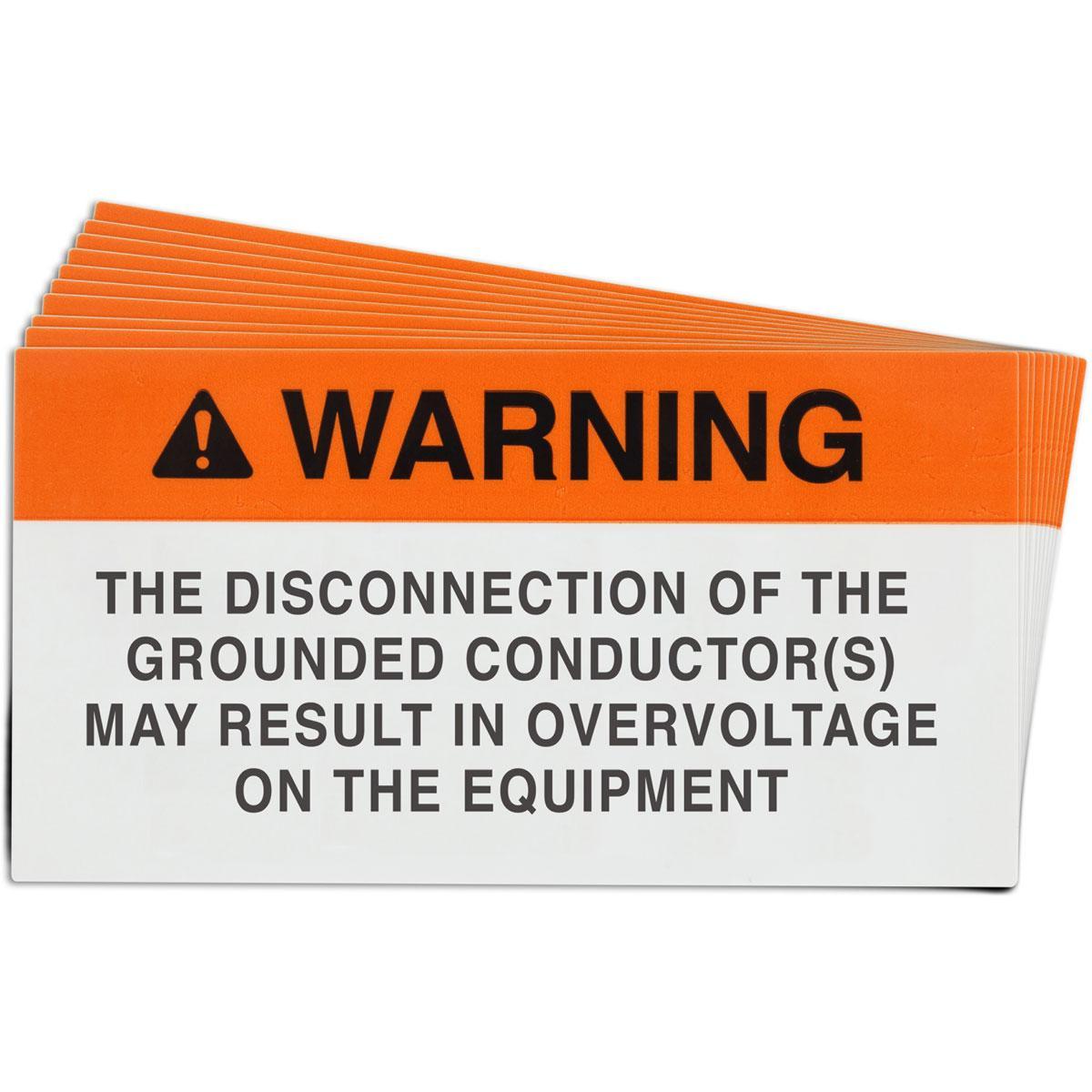 Brady® 149866 Solar Installation Labels