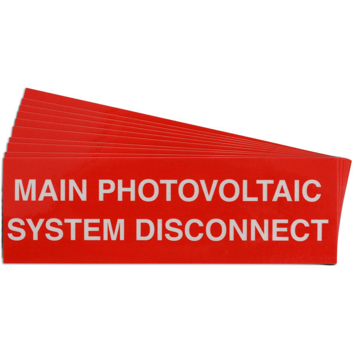 Brady® 149870 Solar Installation Labels
