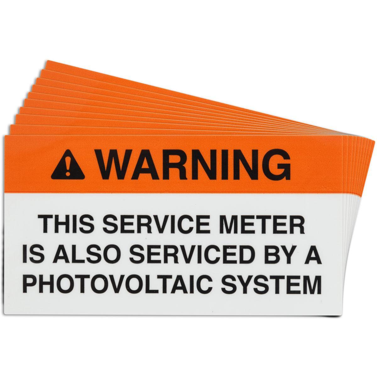 Brady® 149882 Solar Installation Labels