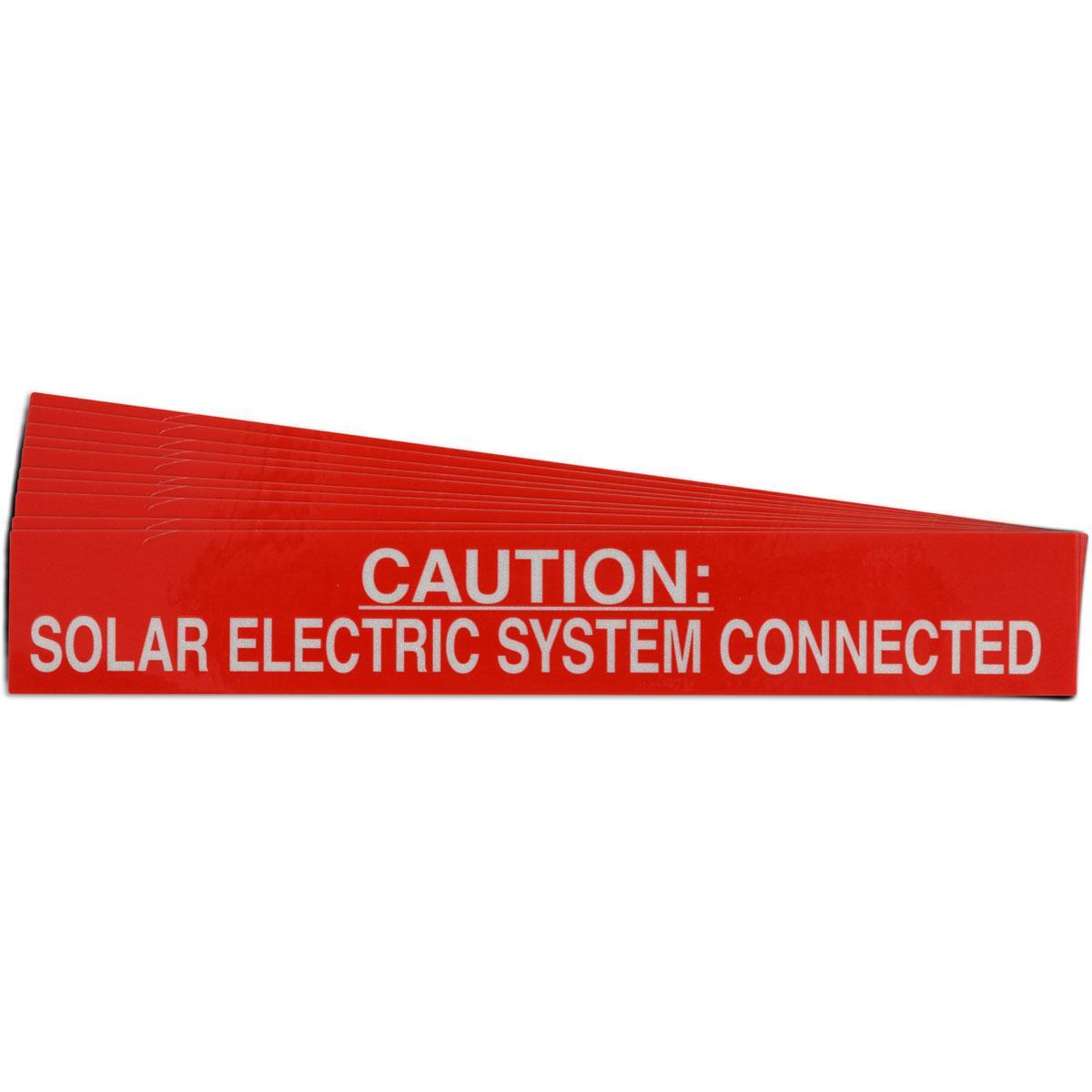 Brady® 149889 Solar Installation Labels