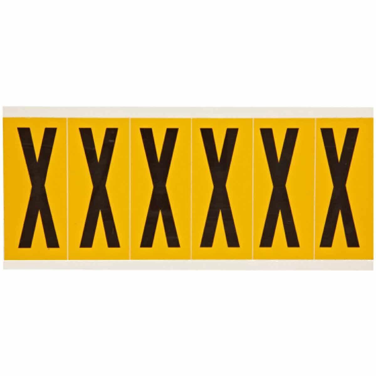 Brady® 1550-X Letters & Numbers