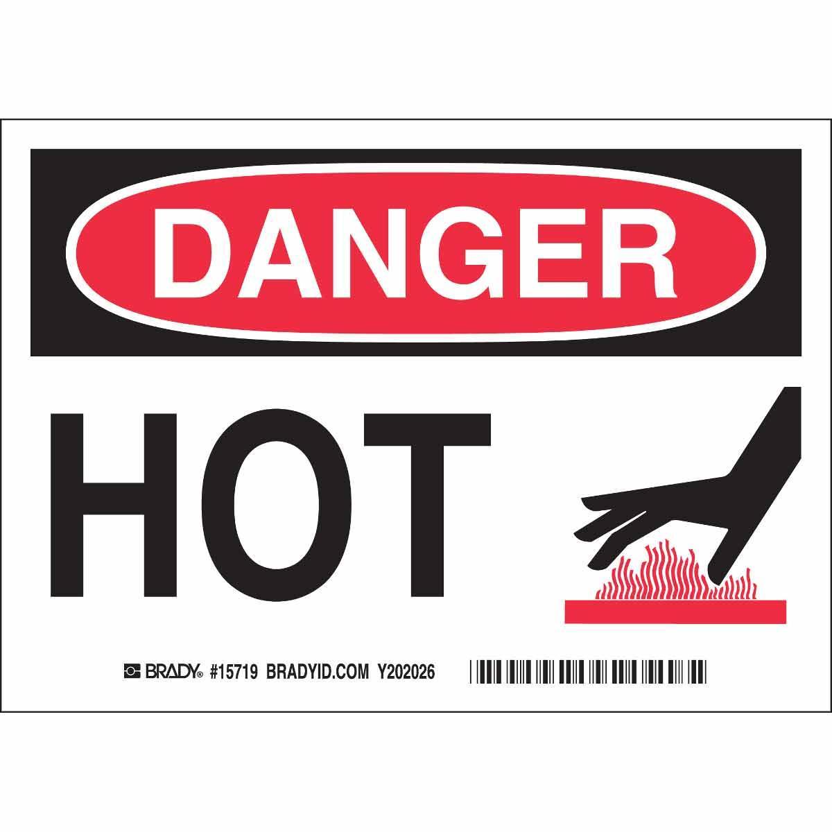Brady® 15719 Accident Prevention Signs