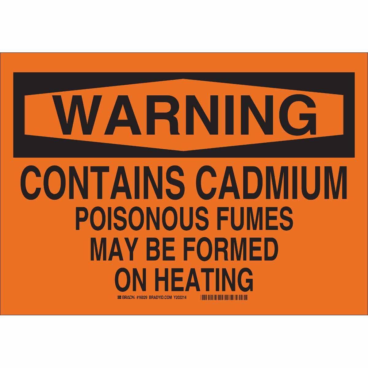 Brady® 16029 Chemical & Hazardous Material Signs