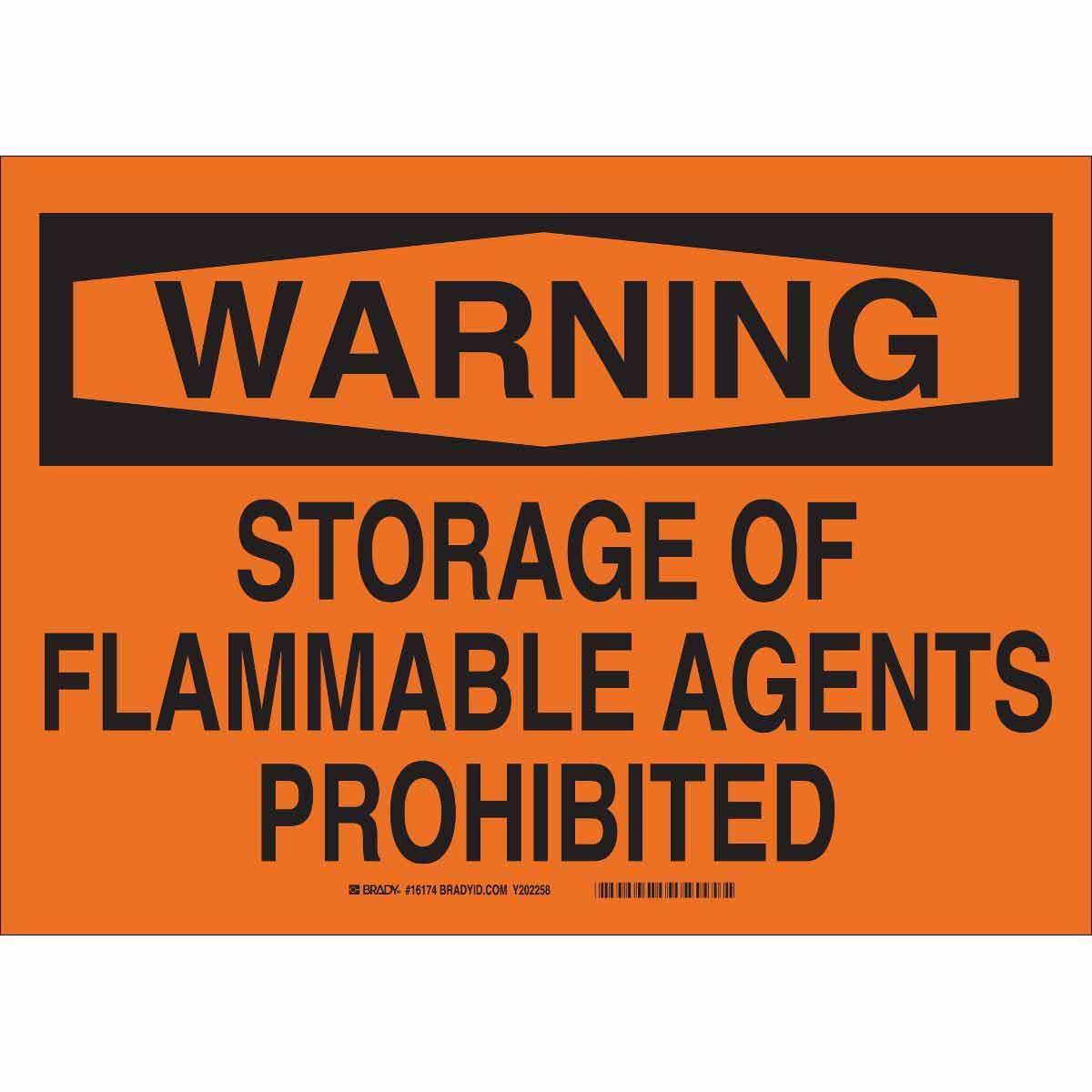 Brady® 16176 Chemical & Hazardous Material Signs