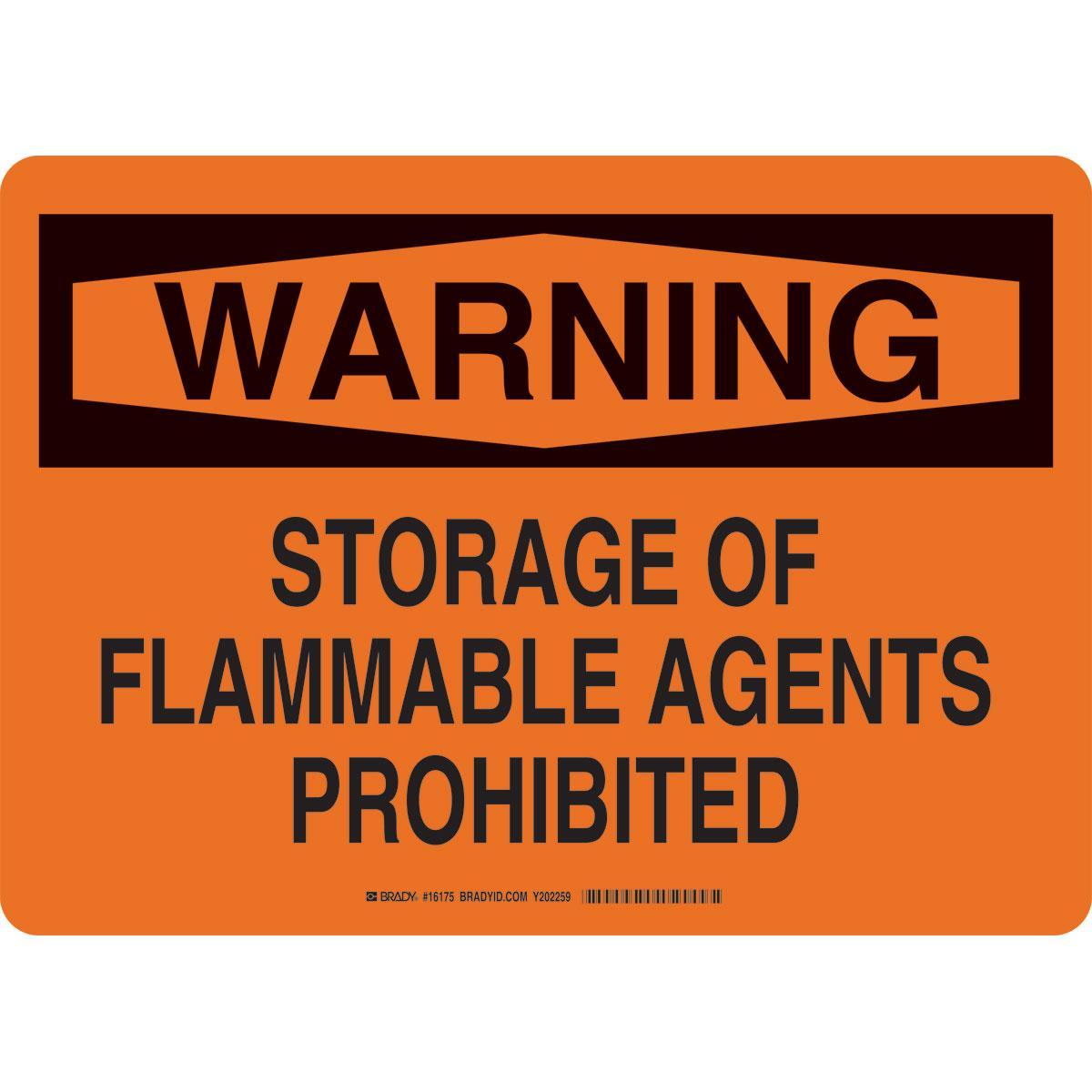 Brady® 16175 Chemical & Hazardous Material Signs