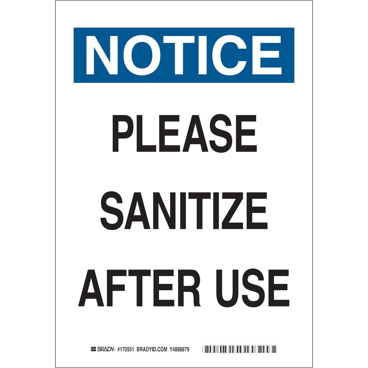 Brady® 170551 Office & Facility Signs