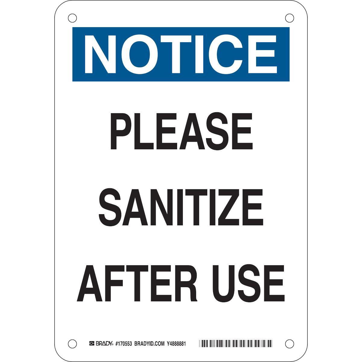Brady® 170553 Office & Facility Signs