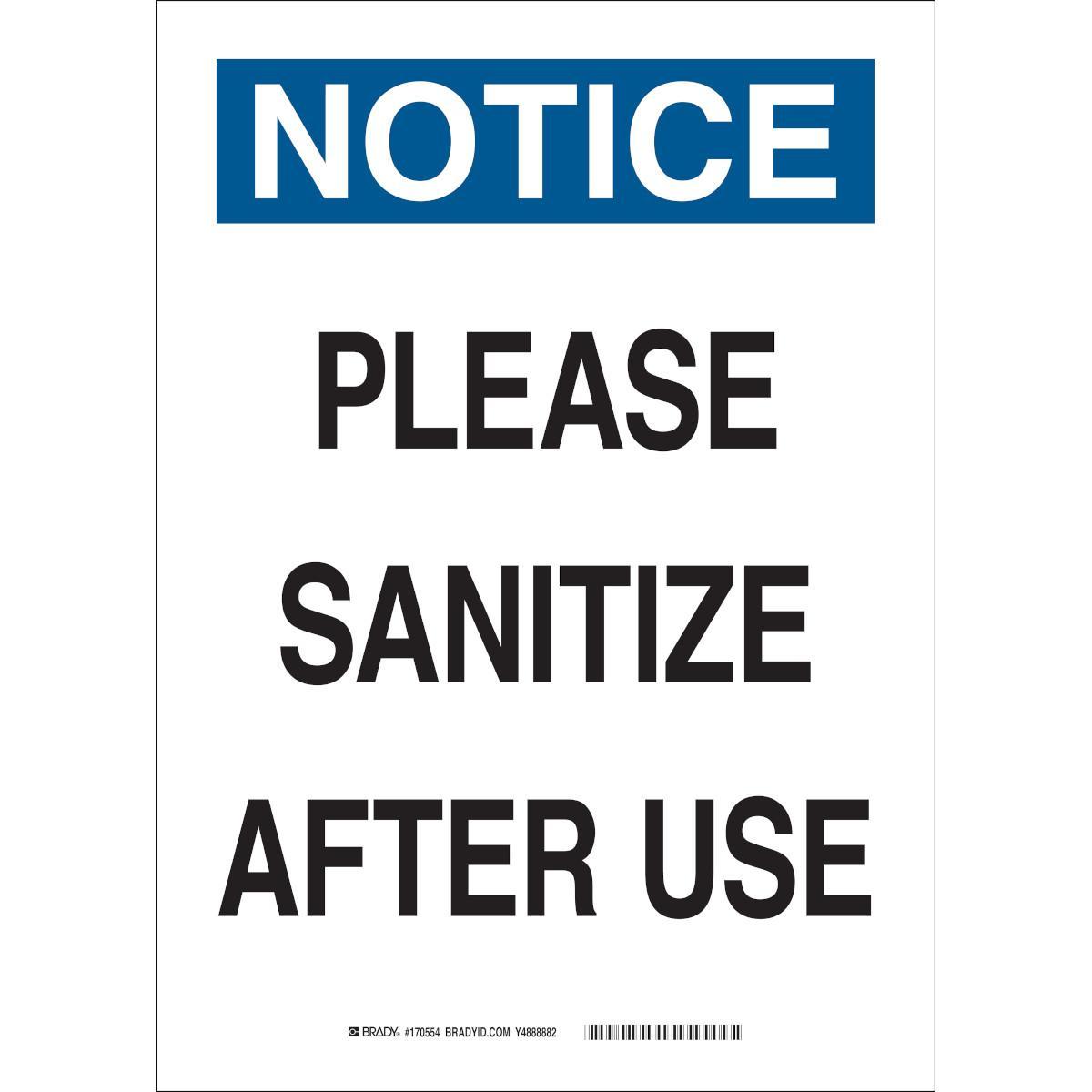 Brady® 170554 Office & Facility Signs
