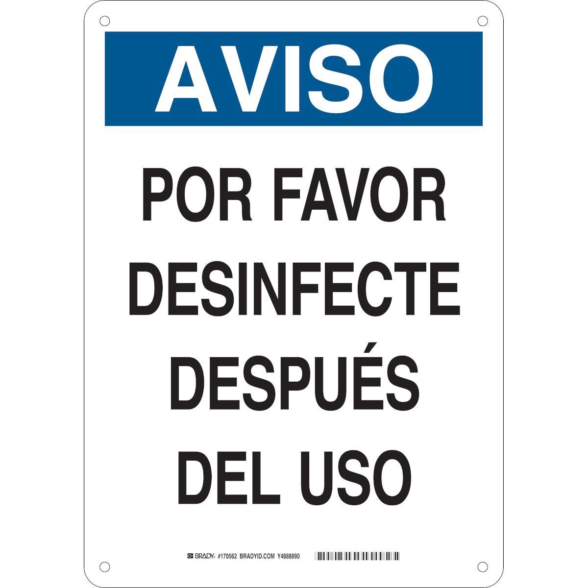 Brady® 170562 Office & Facility Signs