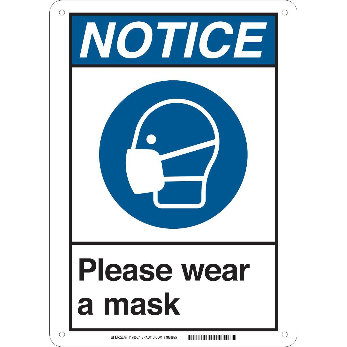 Brady® 170567 Office & Facility Signs